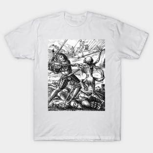 The Knight - the Dance of Death - Hans Holbein T-Shirt